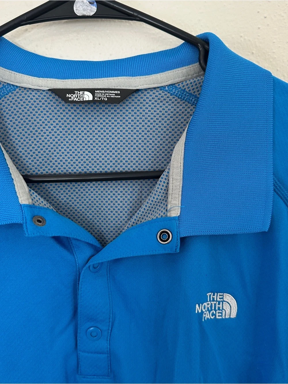 The North Face Men’s Ocean Blue Short-Sleeve Polo